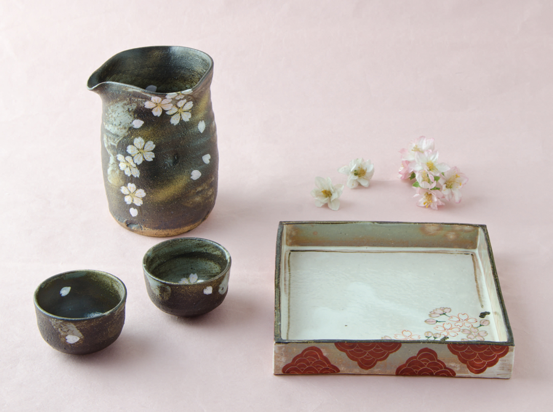酒器セット 野の花 辻修作品 酒器セット 野の花 辻修作品